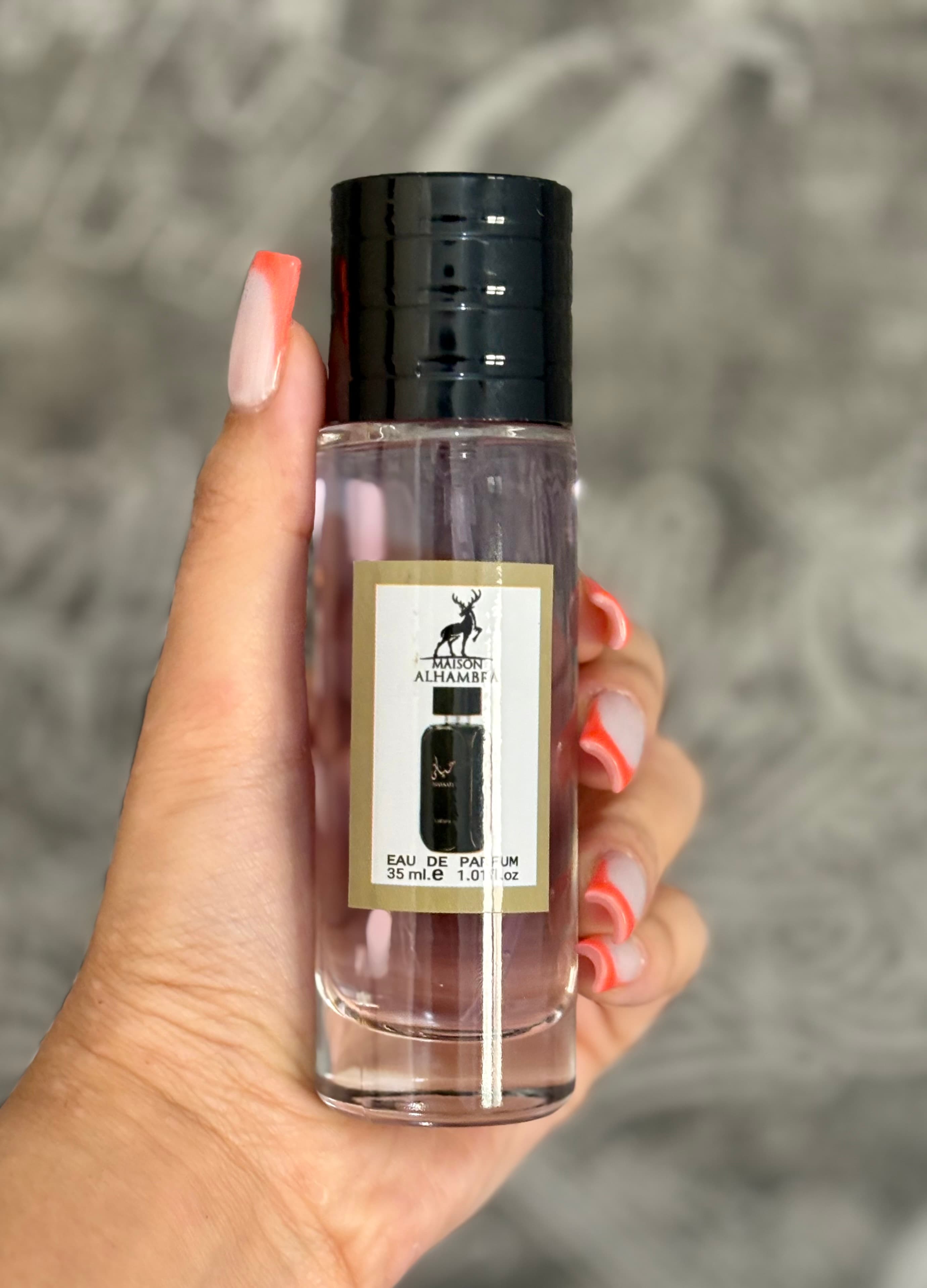 عطر لطافه حیاتی مشکی ۳۵ میل برند الحمبرا