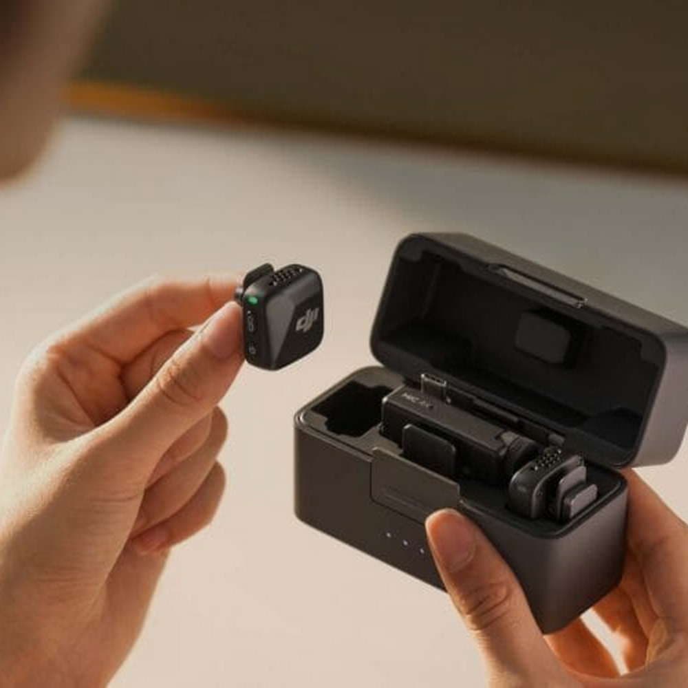 میکروفن بی سیم دی جی آی DJI Mic Mini موبایل و دوربین — تصویر ۴