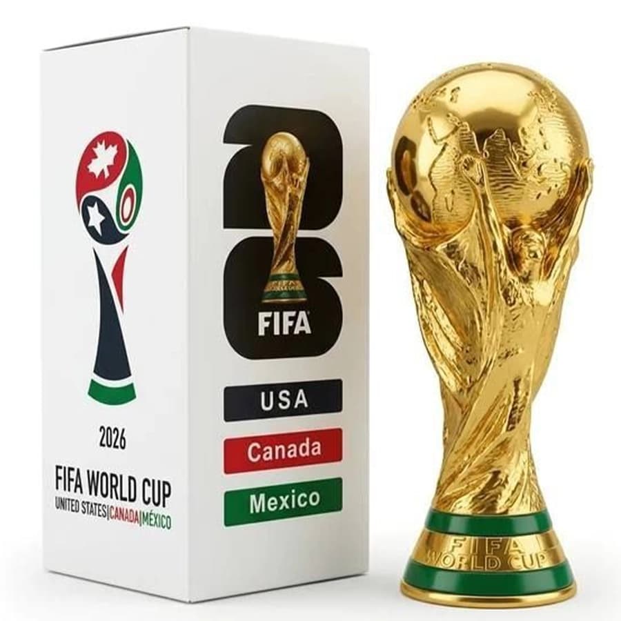 مجسمه طرح کاپ جام جهانی 2026 فلزی 36 سانت 1521