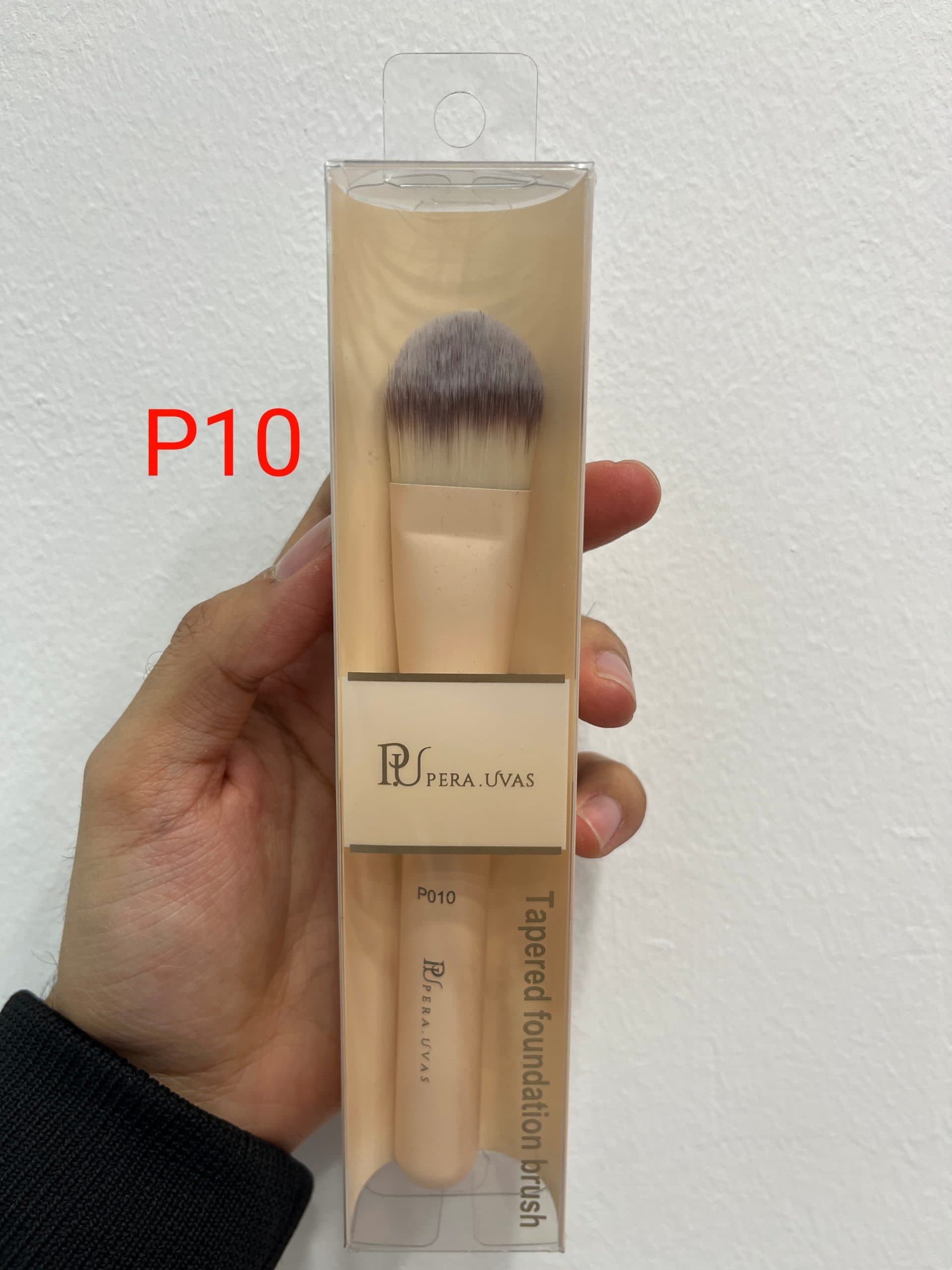 براش PERA.UVAS(P.U) مناسب کرمپودر Tapered foundation brush کد P10