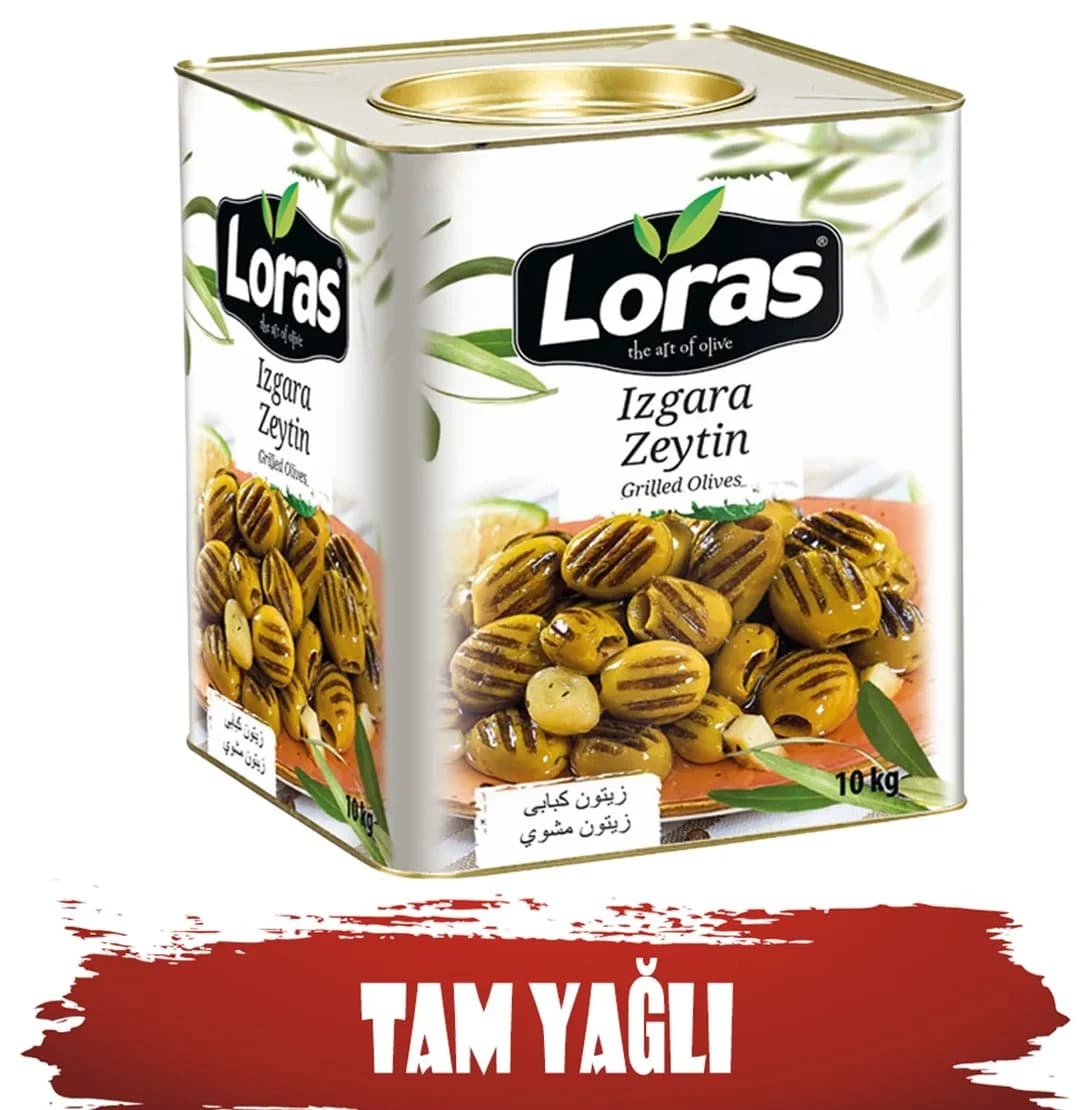 زیتون کبابی لوراس 10کیلو