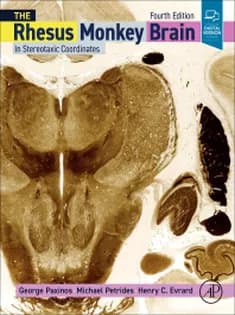 دانلود کتاب The Rhesus Monkey Brain in Stereotaxic Coordinates: Fourth Edition