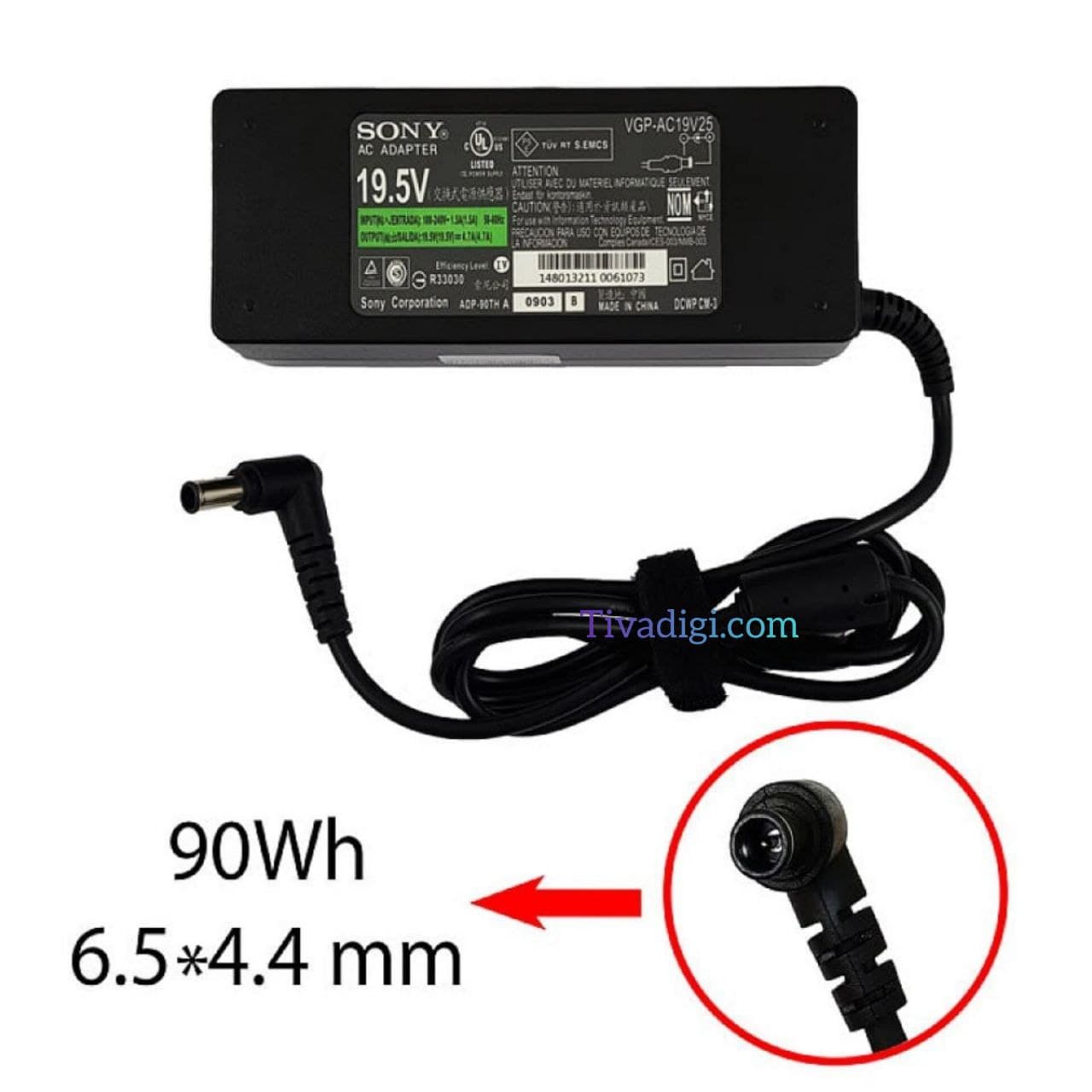 اداپتور لپ تاپ SONY VPC-EK / VPC-EK25 / VPC-EK26