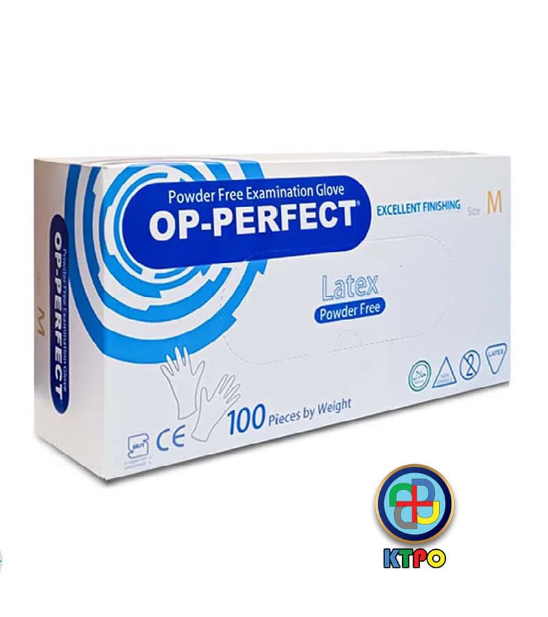 دستکش جراحی لاتکس بدون پودر OP-Perfect Excellent Finishing