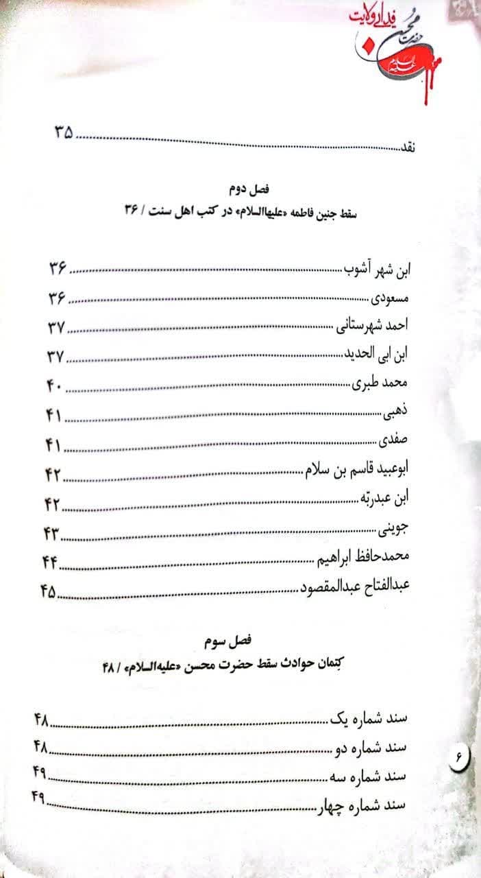 حضرت محسن (علیه السلام) فدایی ولایت — تصویر ۴