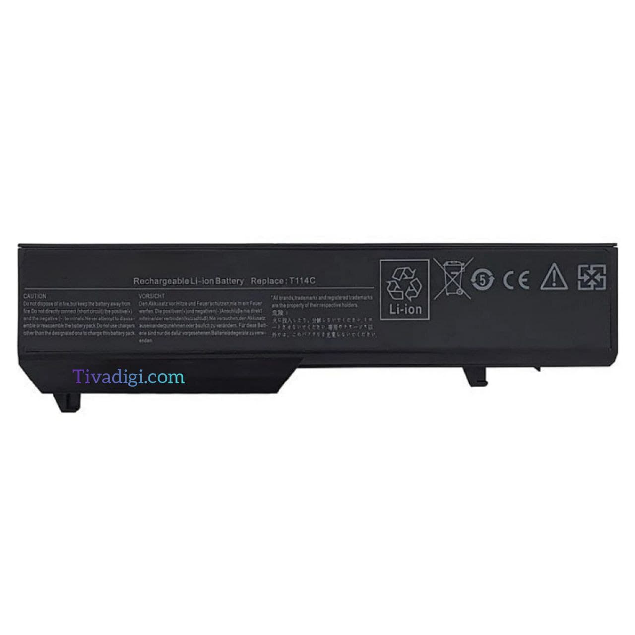 باتری لپ تاپ دل Battery Dell Vostro 1320-6Cell مشکی-40 وات ساعت