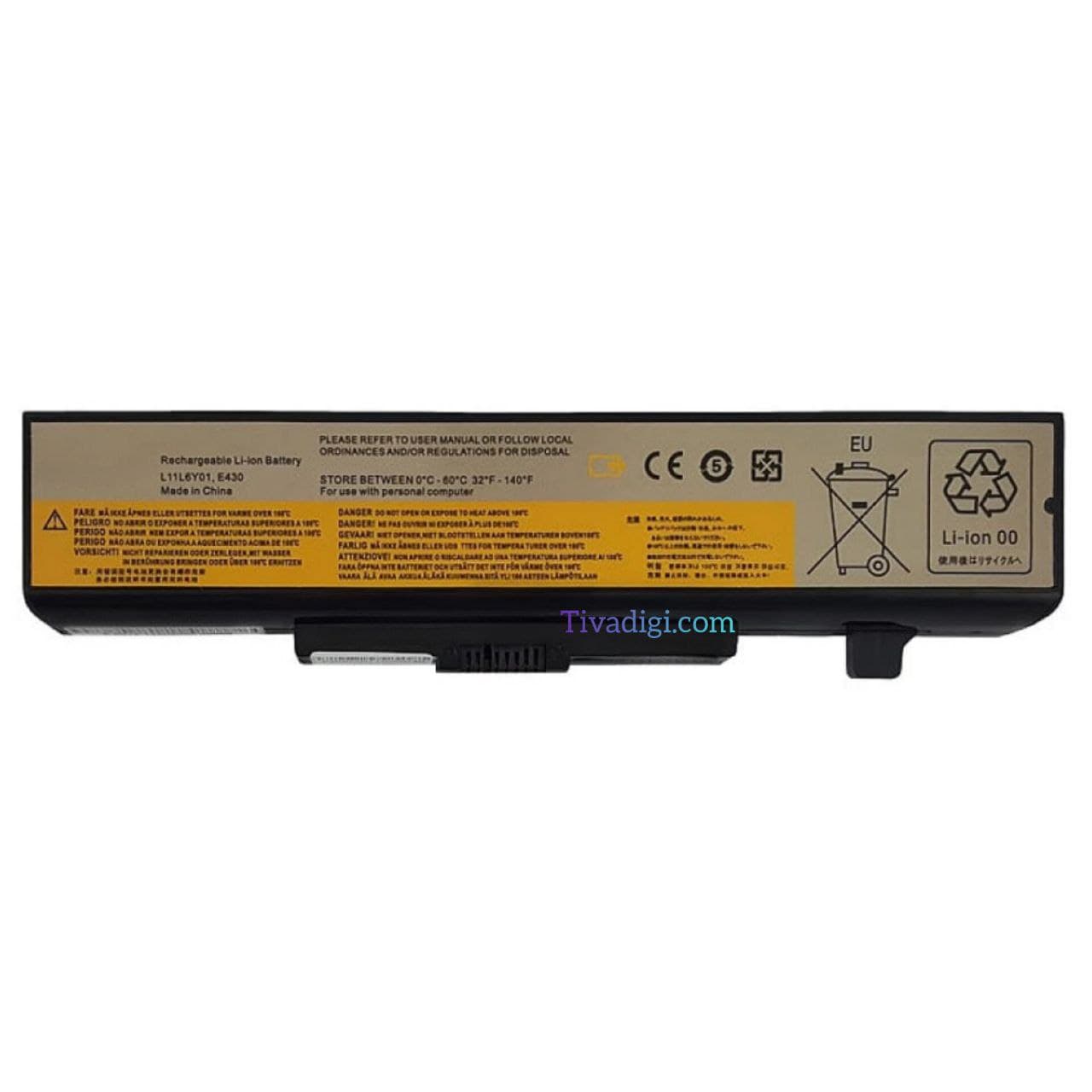 باتری لپ تاپ لنوو Battery Lenovo IdeaPad E540-6Cell Tiva Plus مشکی-49 وات ساعت