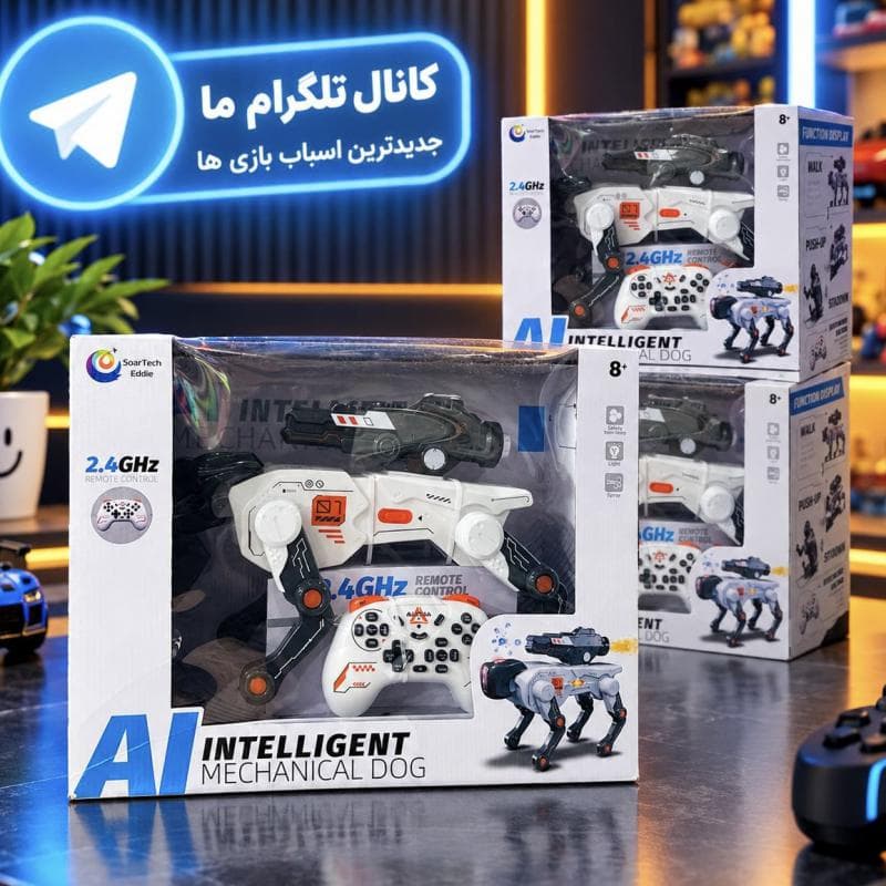 ربات کنترلی چهارپا هوشمند شارژی 01_9514 — تصویر ۳