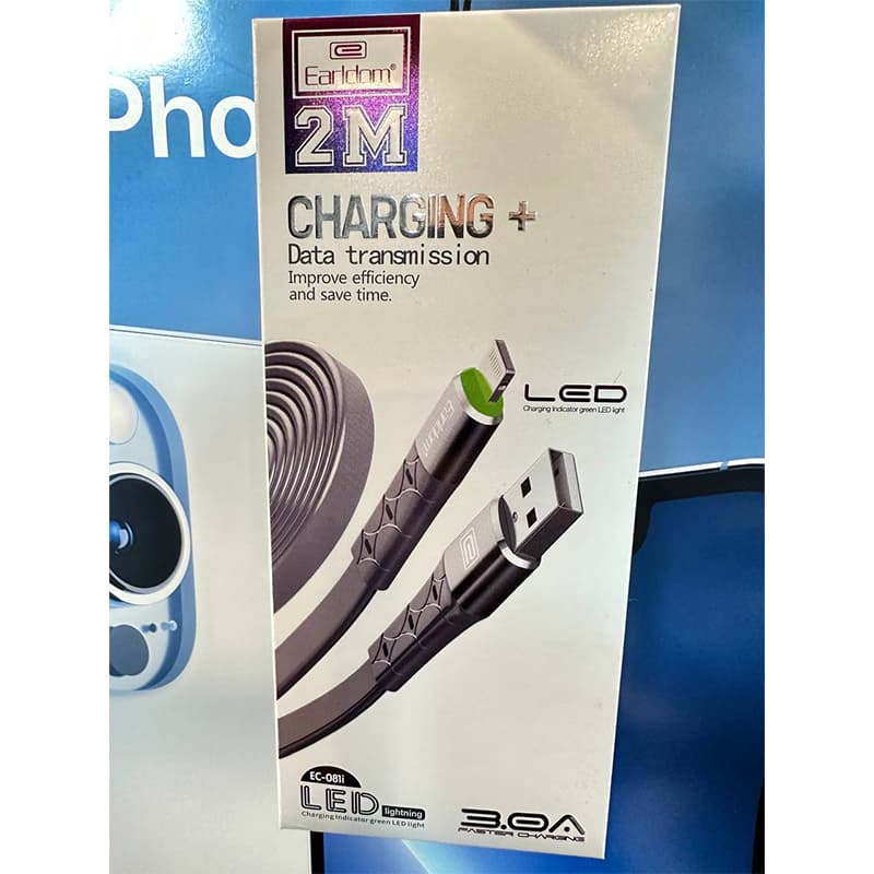 کابل تبدیل USB به لایتنینگ ارلدام مدل EC-081i