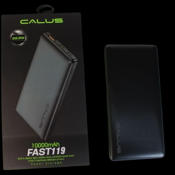 پاوربانک کالوس مدل Fast 119 ظرفیت 10000 | شارژر همراه 22.5 وات Calus