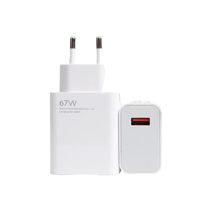 شارژر ۶۷ وات شیائومی اصل | آداپتور اورجینال Xiaomi 67W دو پین