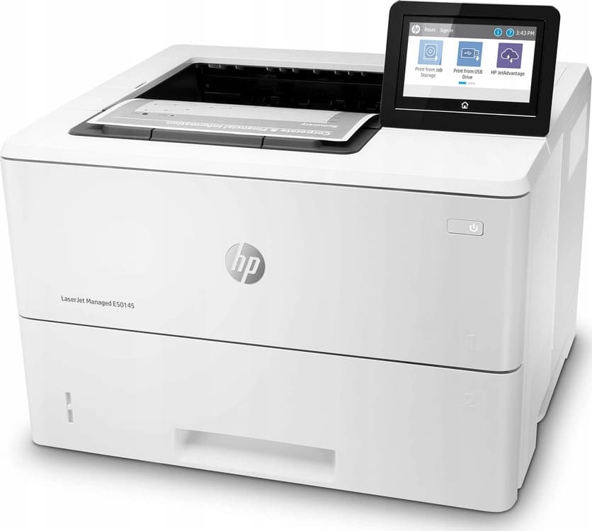پرینتر لیزری اچ‌پی مدل LaserJet Managed E50145dn (استوک اروپا) در حد آک