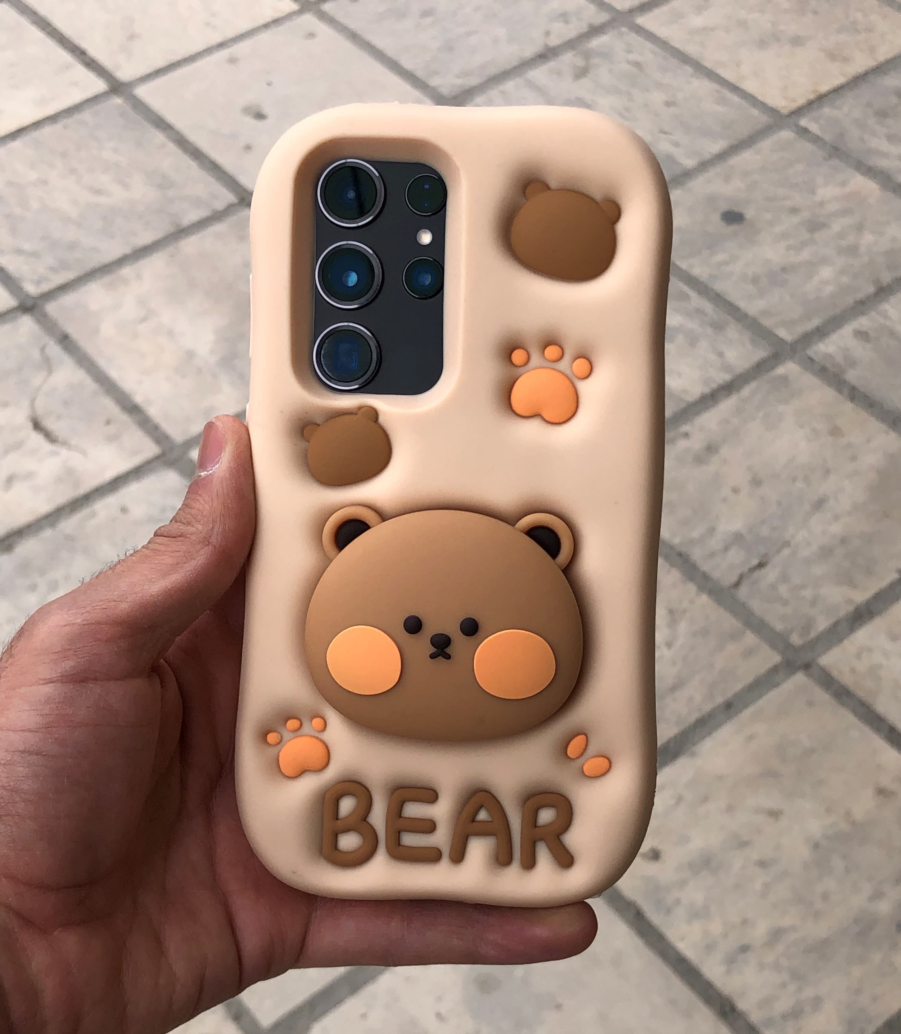 قاب فانتزی سیلیکونی عروسکی خرسی مدل Bear