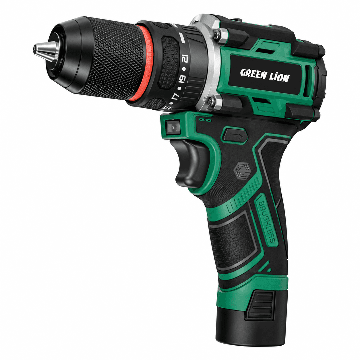 دریل چکشی شارژی گرین لاین GD-13 Power Pro با باتری 16V 2.0Ah
