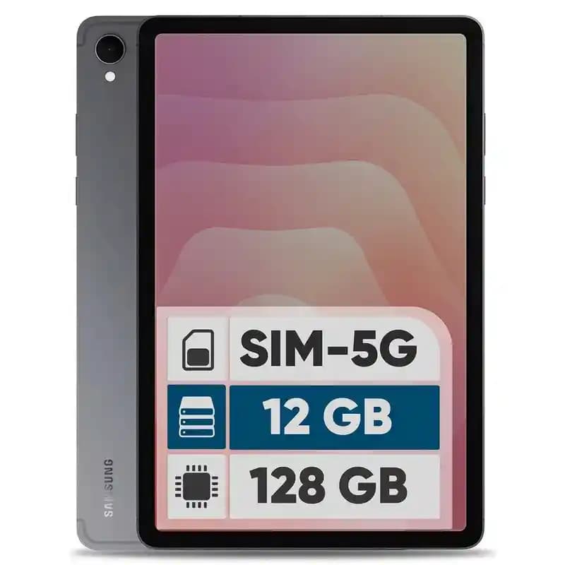 تبلت ۱۱ اینچ سامسونگ مدل Galaxy Tab S11 5G ظرفیت 128 گیگابایت و رم 12 گیگابایت، قابلیت پشتیبانی از سیم کارت، رزولوشن دوربین ۱۳ مگاپیکسل، پشتیبانی از قلم و کیبورد