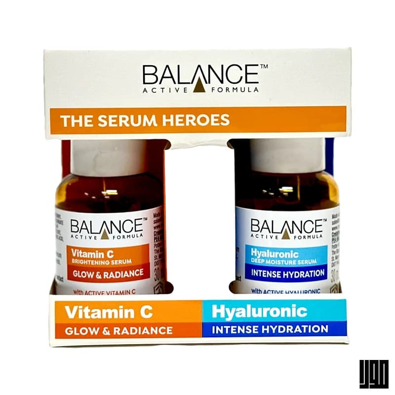 پک ویتامین سی و هیالورونیک اسید بالانس مدل The Serum Heroes