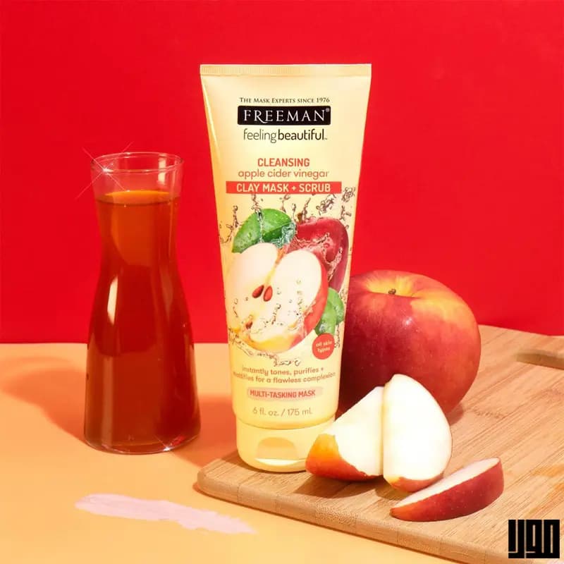 ماسک صورت و اسکراب سرکه سیب فریمن Freeman Apple Cider — تصویر ۲