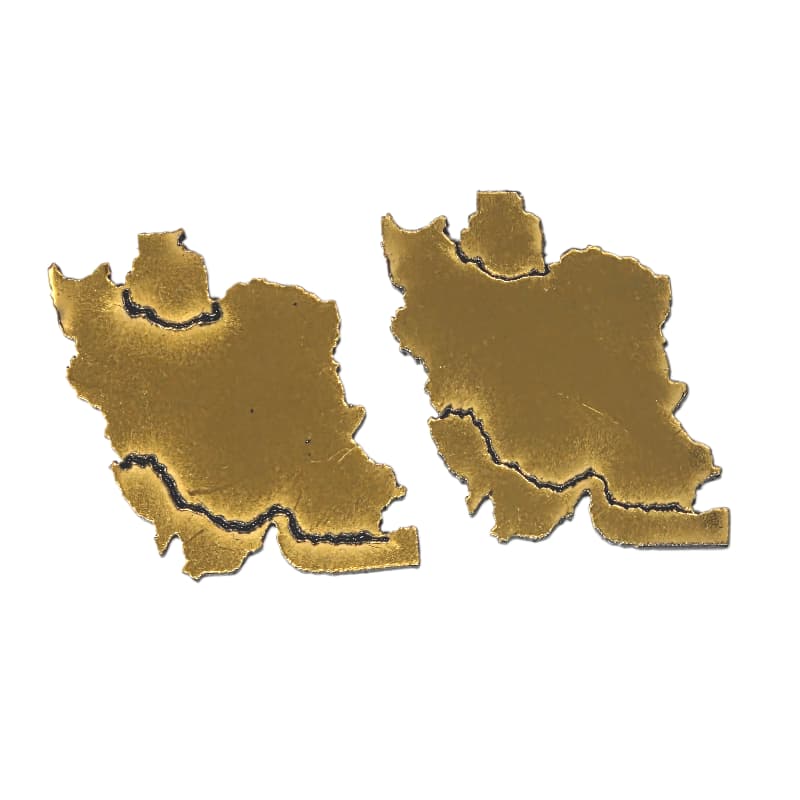 مولتی استایل ایران طلایی دو عددی 2.5 در 3.5 سانت - گروه هنری میلاد