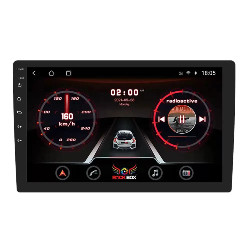مانیتور 9 اینچ اندروید سهند برند RockBox مدل 9001 رم 2 گیگ