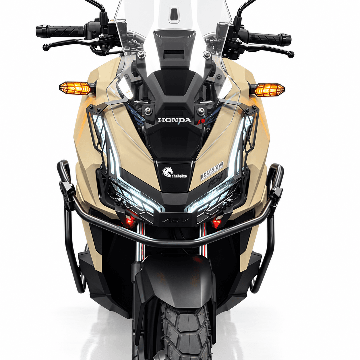 گارد قسمت جلو / محافظ بدنه سه تیکه هوندا HONDA ADV 160 کد 200857
