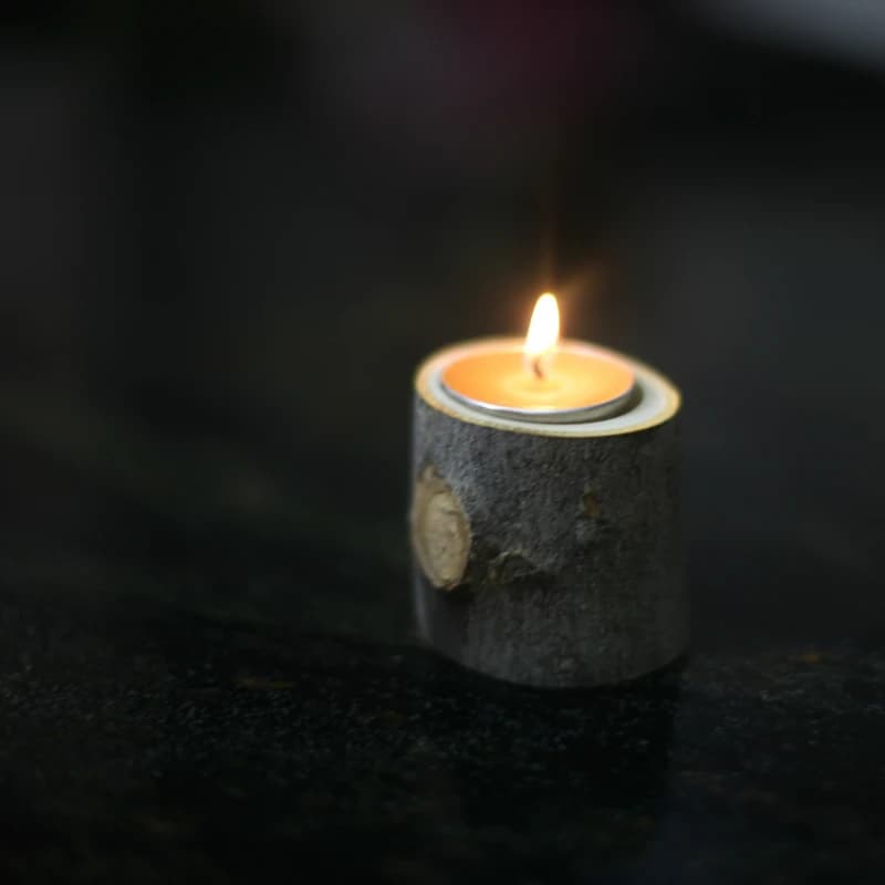 جا شمعی مدل تنه درختی دو عددی آقای نجار