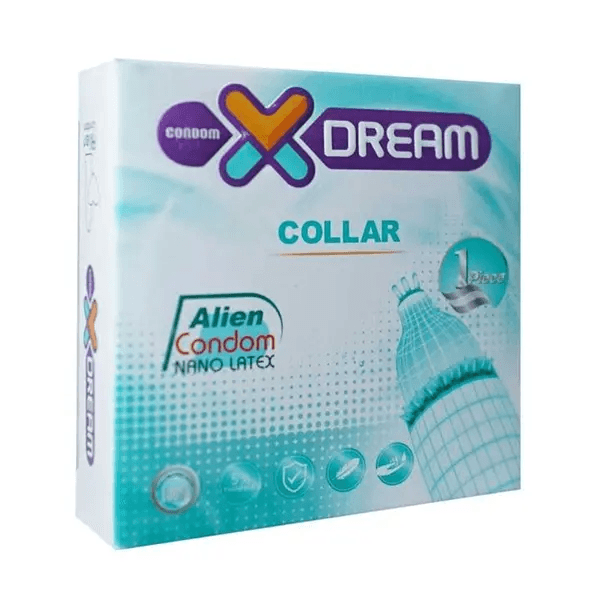 کاندوم تک عددی طوقی ایکس دریم X Dream مدل Collar | کد 2874