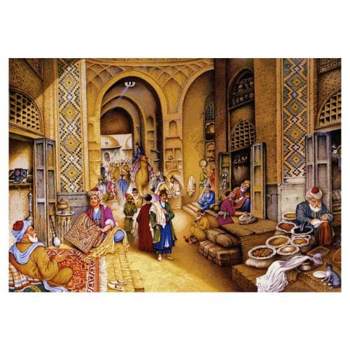 تابلو فرش ایرانی بازار فرش کد 29004