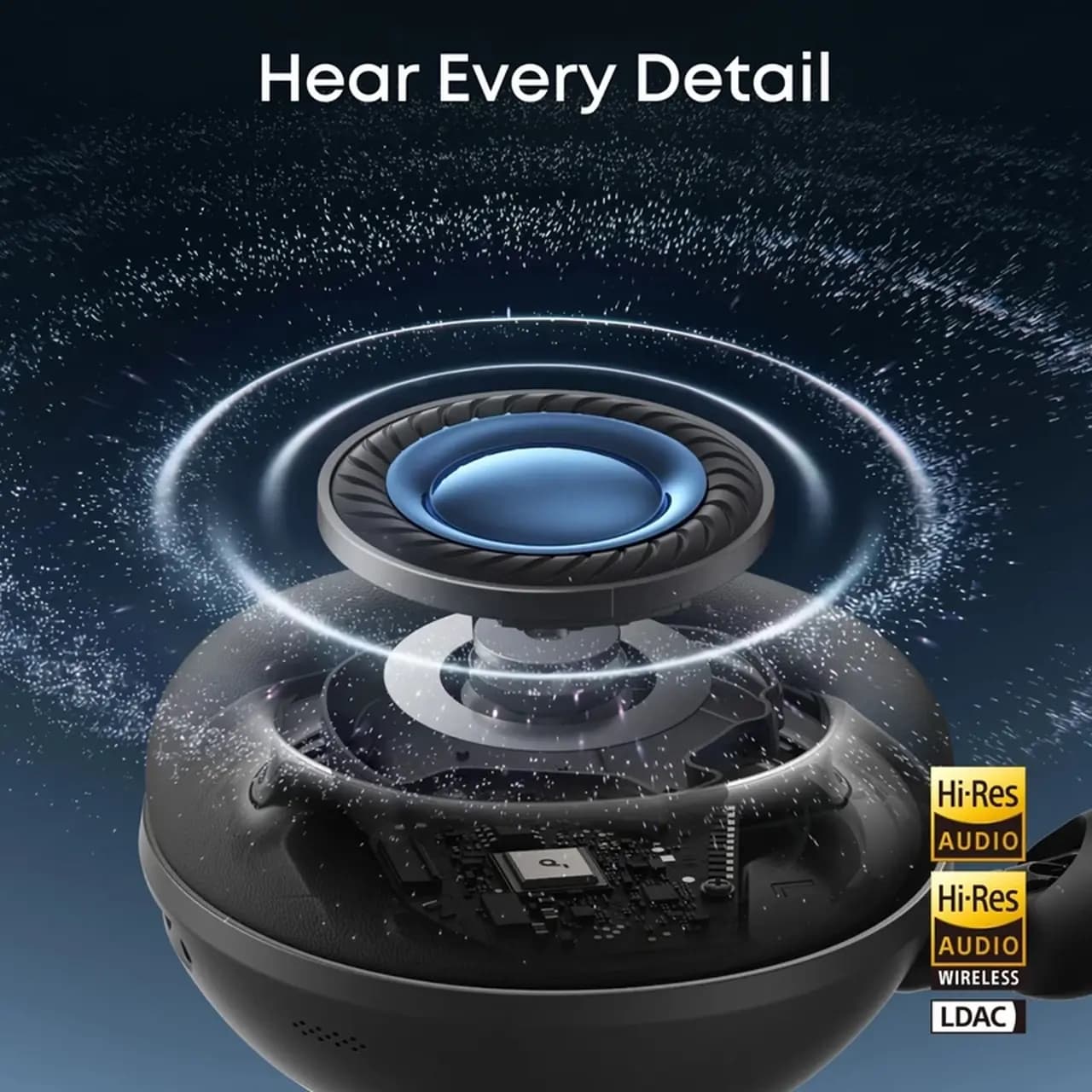 هدفون بی سیم Anker مدل Space 2 D1402P21 - سفید (گارانتی شش ماهه شرکتی) - صوتی و تصویری
