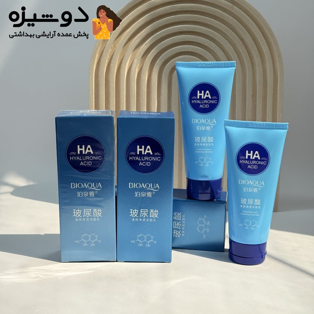 فوم شستشو HA هیالورونیک اسید بیوآکوا BIOAQUA — تصویر ۳