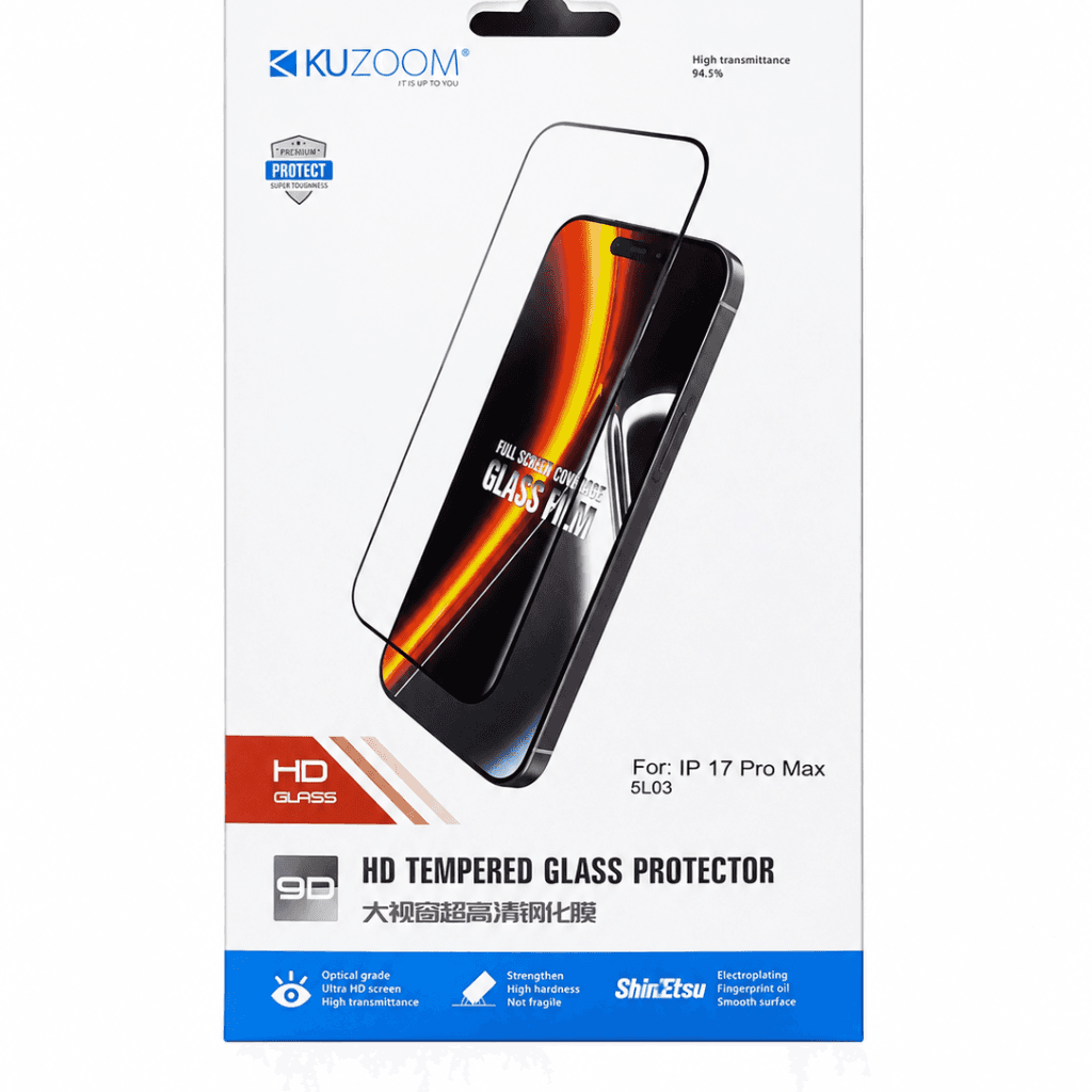 گلس کازوم مناسب آیفون KUZOOM 17PROMAX