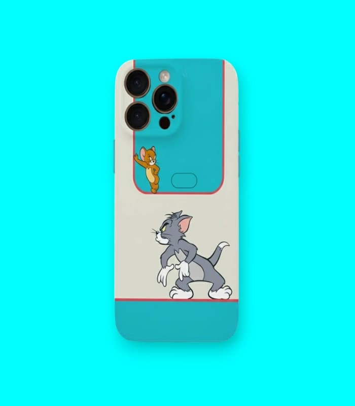 قاب گوشی مدل شیطنت تام و جری 🎬 - نیوکیس شاپ — تصویر ۴