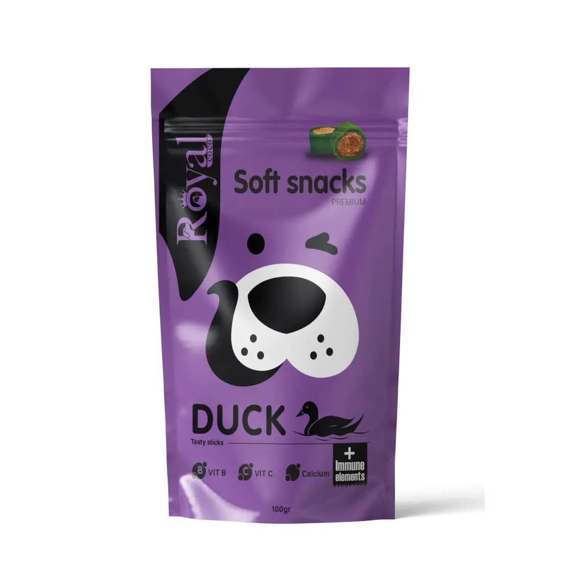 تشویقی اسنک نرم مخصوص سگ رویال کوکو ( 4طعم )