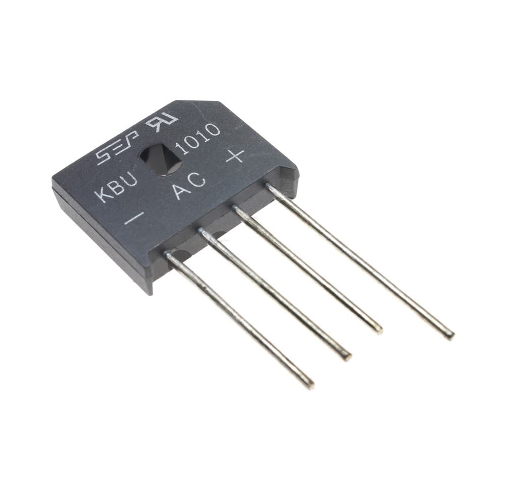 پل دیود شانه ای KBU1010 10A 1000V