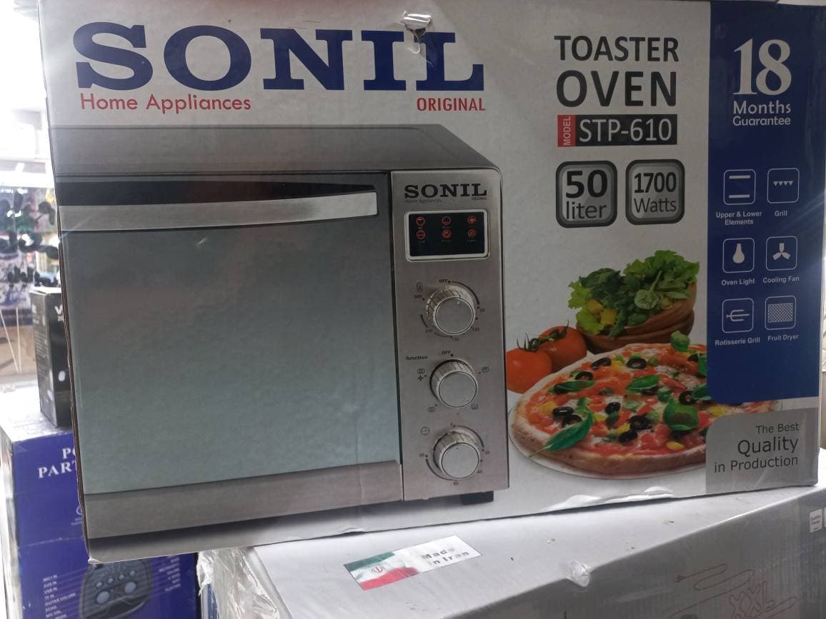 توستر سونیل مدل STP-610 رنگ مشکی