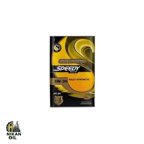 روغن موتور سوپر پلاتینیوم اسپیدی SN5W30-چهار لیتری - روانکار نیکان