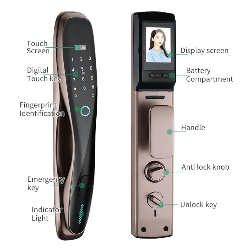 قفل هوشمند دیجیتال Home Lock مدل V200 — تصویر ۳
