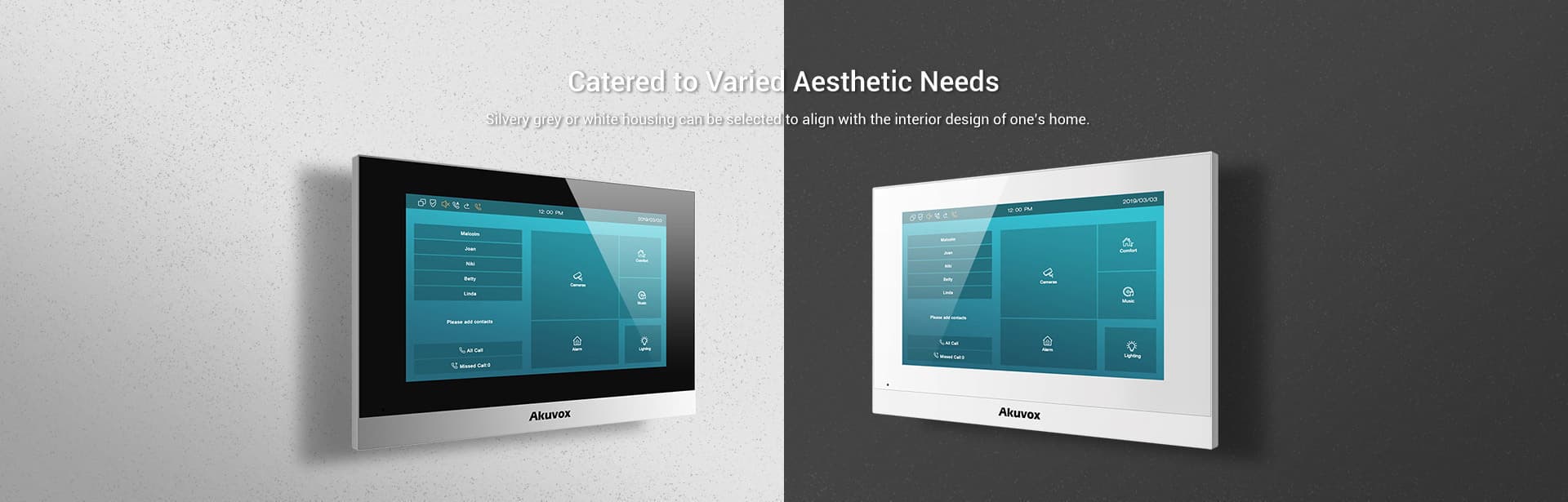 تاچ پنل هوشمند آکووکس مدل Akuvox Touch Panel C315w | C315w — تصویر ۶