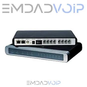 گیت‌وی گرنداستریم GXW4108 | گیت‌وی FXO هشت پورته برای اتصال خطوط شهری به VOIP