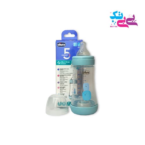شیشه شیر چیکو PERFECT 5 پسرانه 240 میل CHICCO