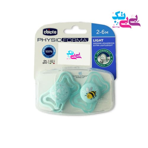پستانک لایت 2 تا 6 ماه دو عددی چیکو — تصویر ۴