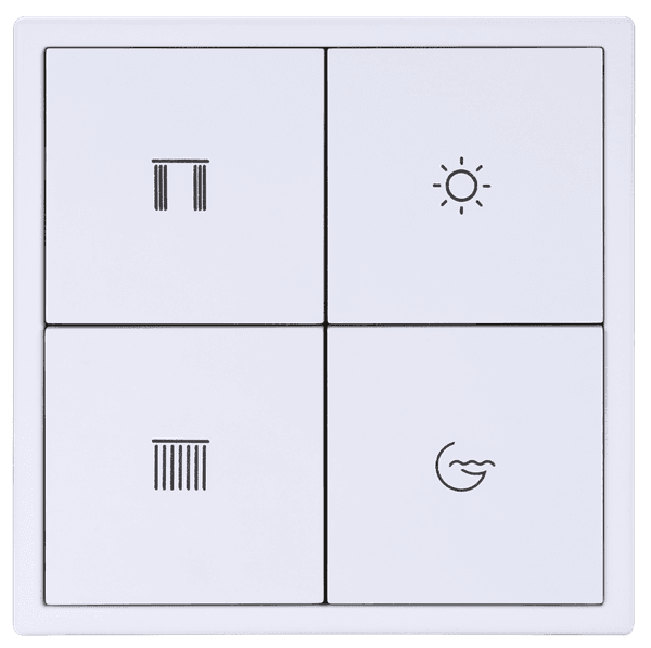 کلید هوشمند HDL Tile Series 4 Buttons Smart Panel EU