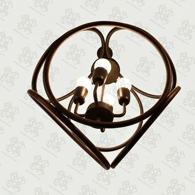 لوستر مدل «تاس» 4 شعله — تصویر ۵
