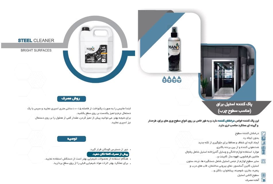 پاک کننده استیل براق مانیس — تصویر ۶