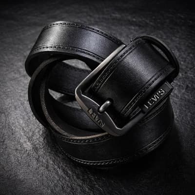 کمربند مشکی زبونه دار اسپرت کیفیت بالا کد k33