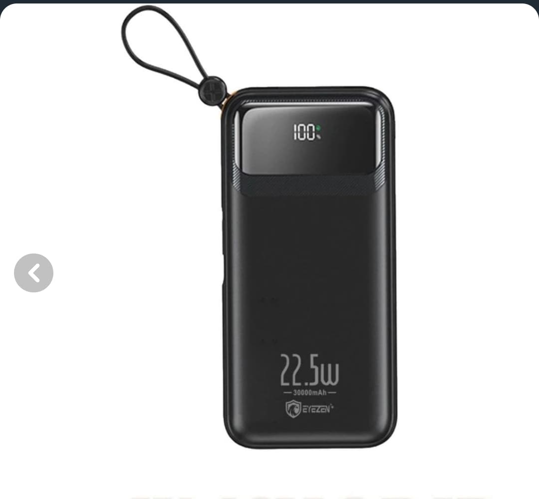 پاوربانک لوینو مدل N34با ظرفیت 20000 میلی آمپر ساعت