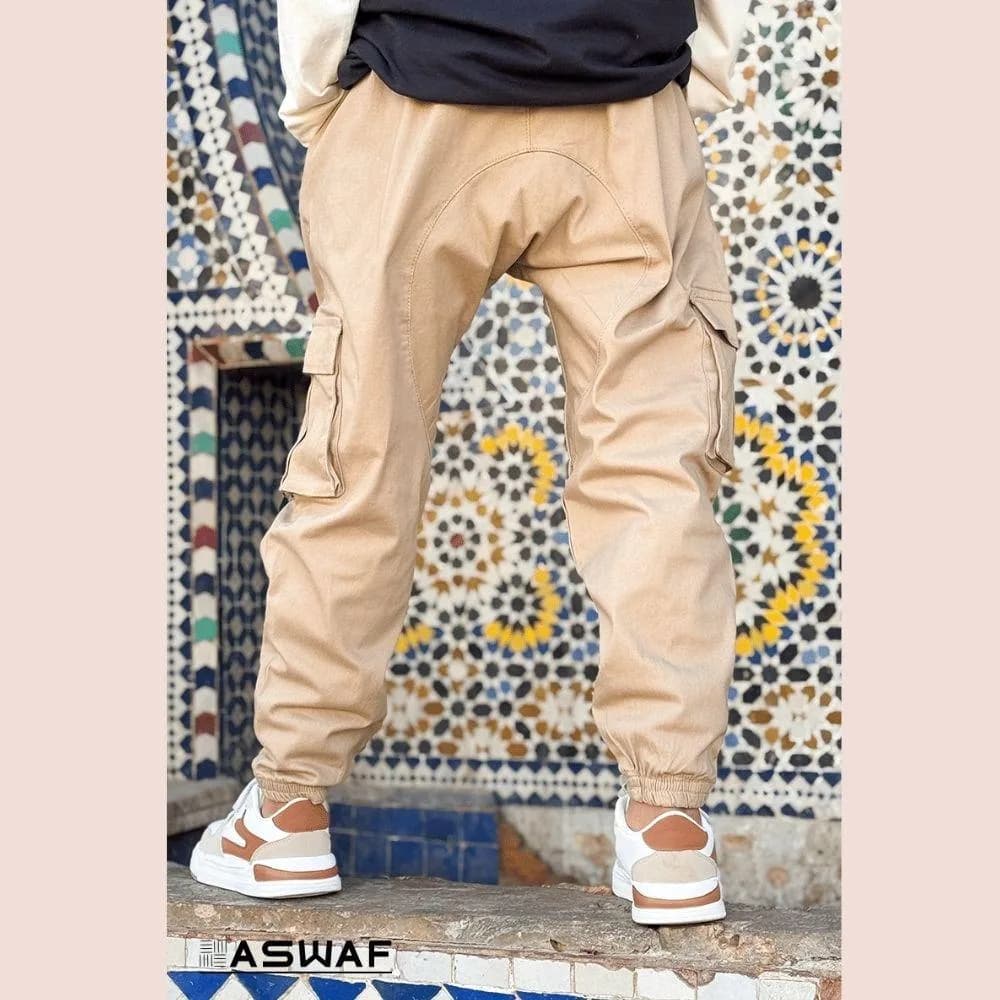 شلوار کارگو بچگانه پسرانه aswaf | کد 4042/00001 — تصویر ۴