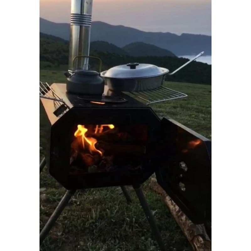 بخاری هیزمی سام کمپینگ — تصویر ۱۲