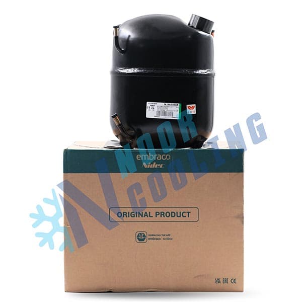 کمپرسور امبراکو EMBRACO مدل NJX6250GK ظرفیت ۲ اسب بخار سهفاز گاز R404A — تصویر ۲
