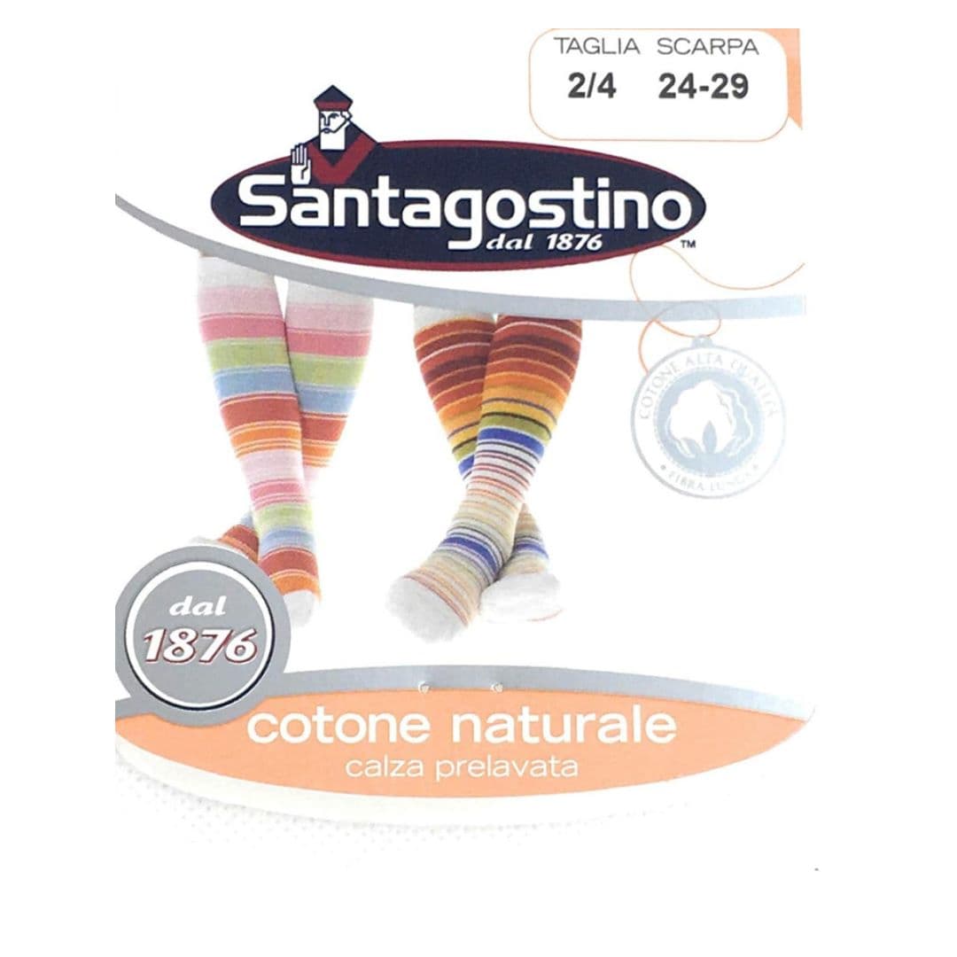 جوراب ساق بلند بچگانه دخترانه سنت آگوستینو Santagostino | کد 3091/00008 — تصویر ۴