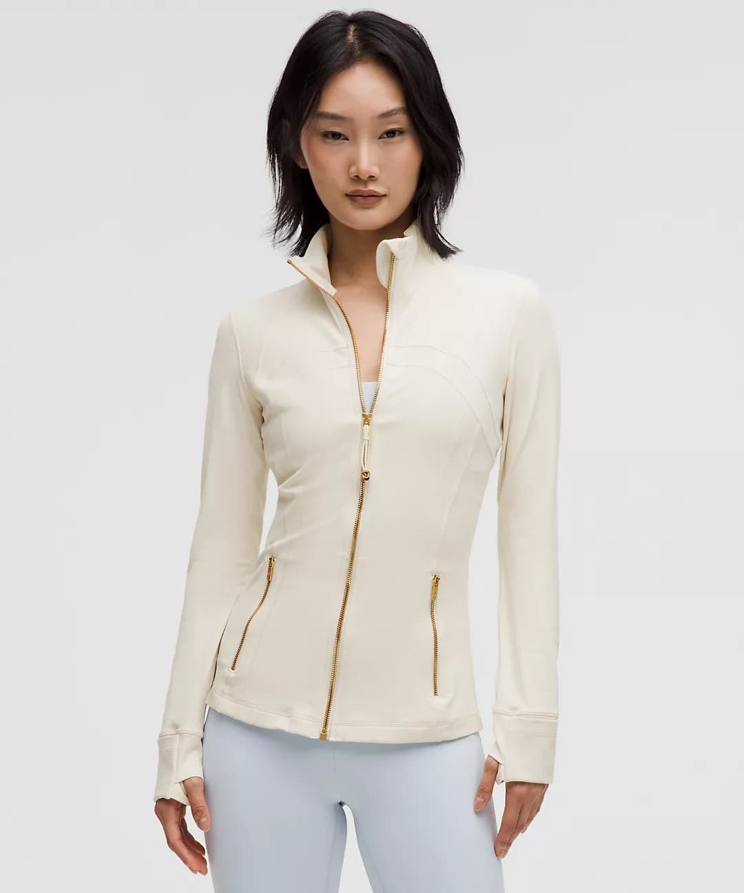 جکت Define jacket زیپ طلایی لولولمون مدل Nulu